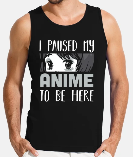 Tee-shirt J39ai mis mon anime en pause pour être 
