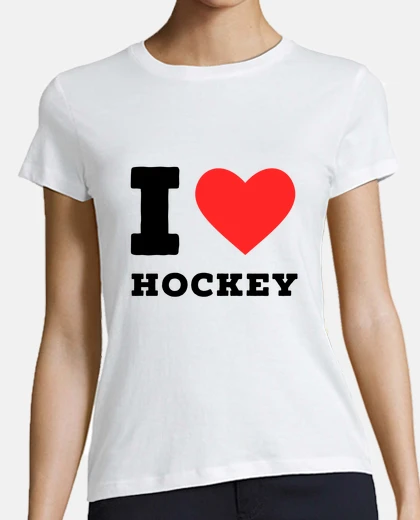 Tee-shirt j39aime le hockey