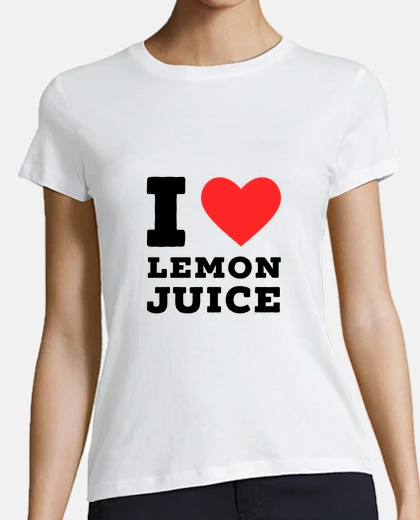 Tee-shirt j39aime le jus de citron