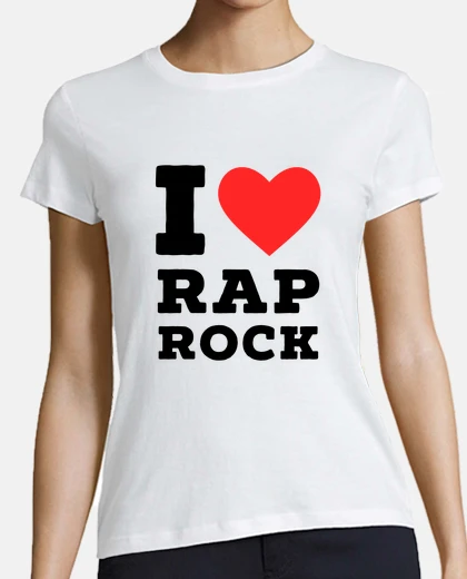 Tee-shirt j&#39;aime le rap rock