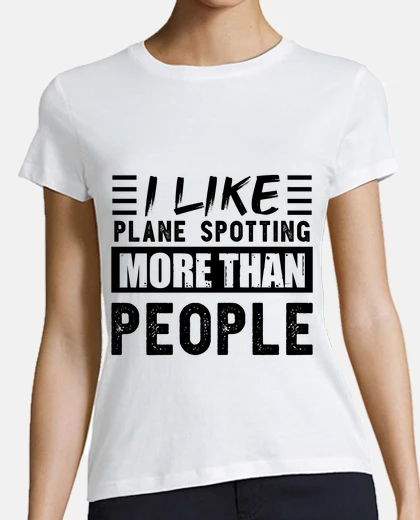 Tee-shirt j39aime mieux repérer les avions que le