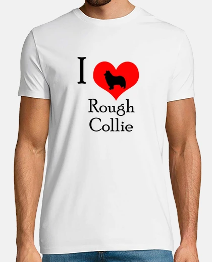 Tee-shirt j39aime rugueux collie