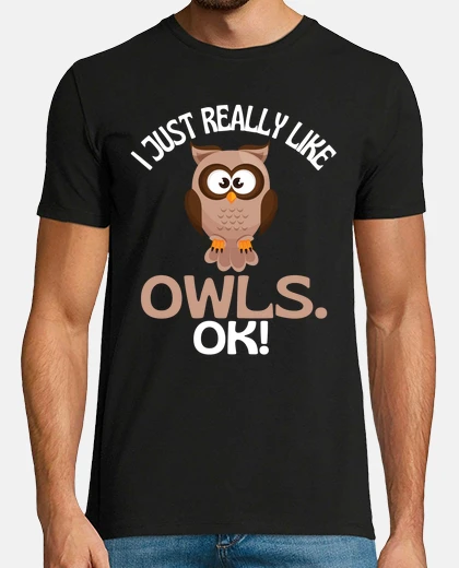 Tee-shirt j39aime vraiment les chouettes ok choue