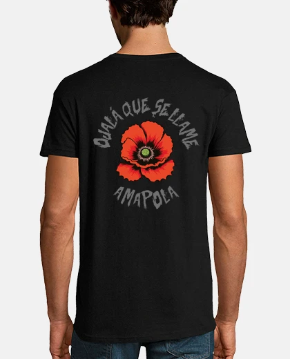Tee-shirt j&#39;espère que ça s&#39;appelle coquelicot