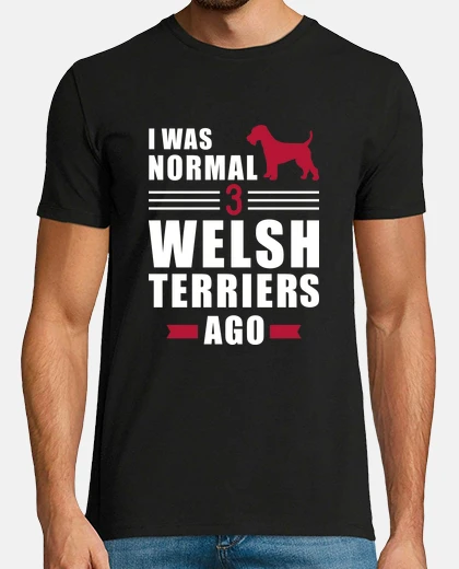Tee-shirt J39étais normal il y a 3 terriers gallo