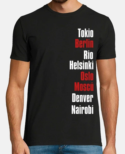 T-shirt ja che mate - la casa di p ape l