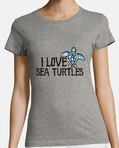 Tee-shirt j'adore les tortues marines