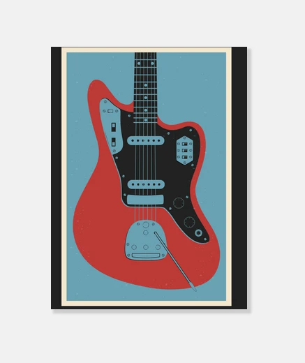 Stampa Jaguar guitar