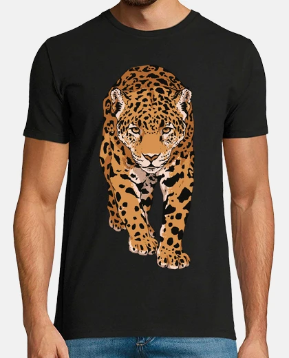 Tee-shirt jaguar Panthera onca carnivore félin