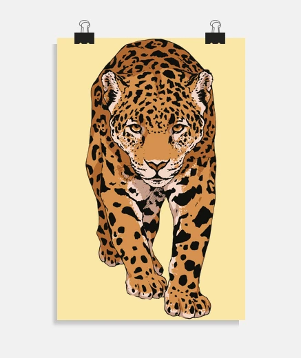 Poster jaguar panthera onca carnivoro felino poster decorazione poster