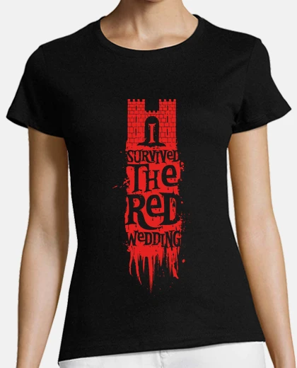 Tee-shirt J'ai survécu au mariage rouge