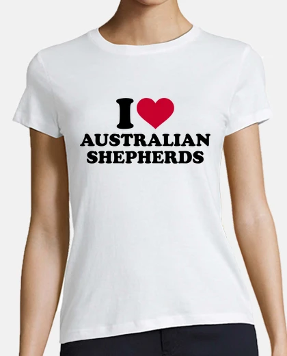 Tee-shirt j'aime bergers australiens