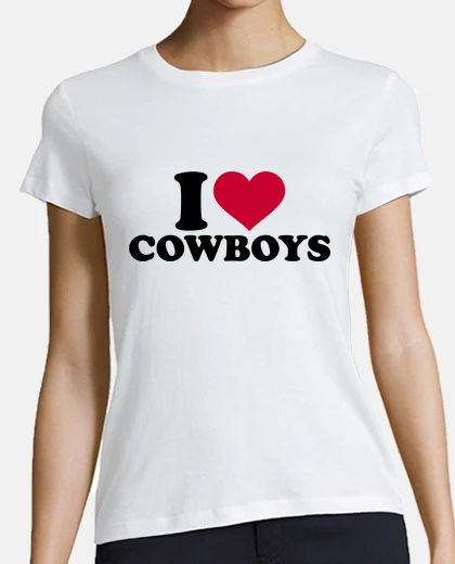 Tee-shirt j'aime cow-boys