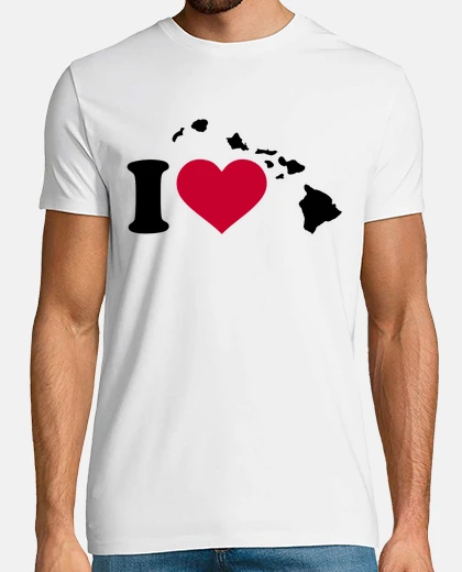 Tee-shirt j'aime hawaii
