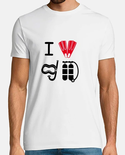 Tee-shirt J'aime la plong&eacute;e