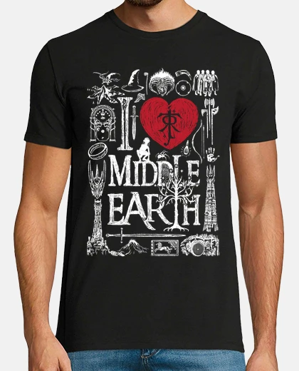 Tee-shirt j'aime la terre du milieu