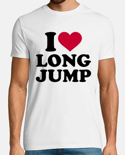Tee-shirt j'aime le saut en longueur