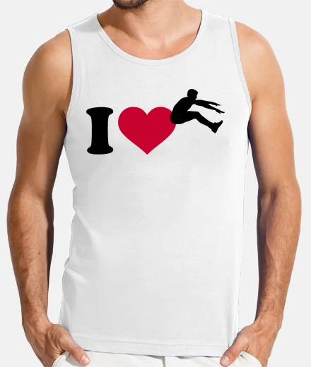 Tee-shirt j'aime le saut en longueur