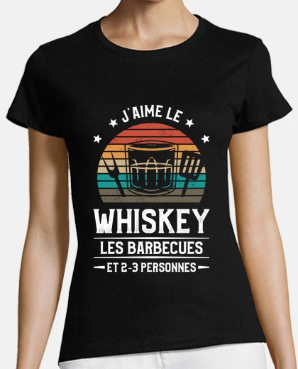 Tee-shirt Jaime Le Whiskey Les Barbecues Et 2 3