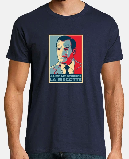 Tee-shirt J'aime me beurrer la biscotte