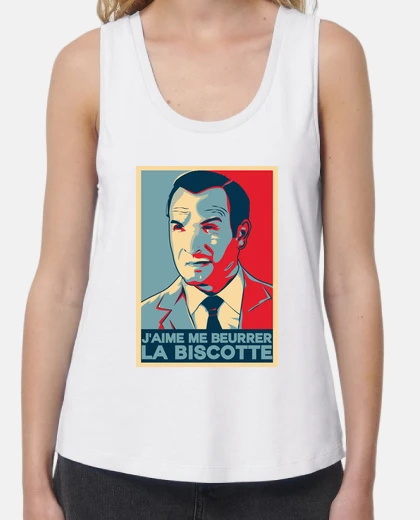Tee-shirt J'aime me beurrer la biscotte