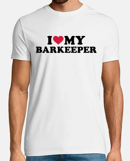 Tee-shirt j'aime mon barkeeper