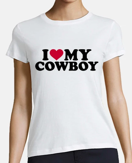 Tee-shirt j'aime mon cowboy