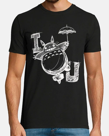 Tee-shirt J'aime Totoro et je t'aime aussi