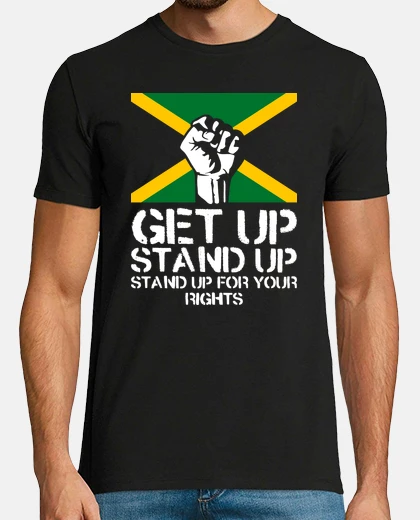 Camiseta Jamaica - Get up, stand up, stand up for your right