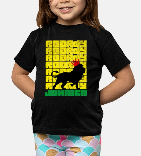 Kids jamaica roardy lion and