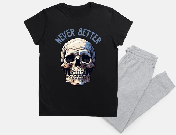 Pyjama jamais meilleur squelette drôle crâne d&#39;halloween