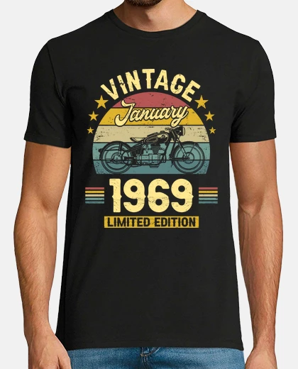 Tee-shirt Janvier 1969 54 Ans Anniversaire
