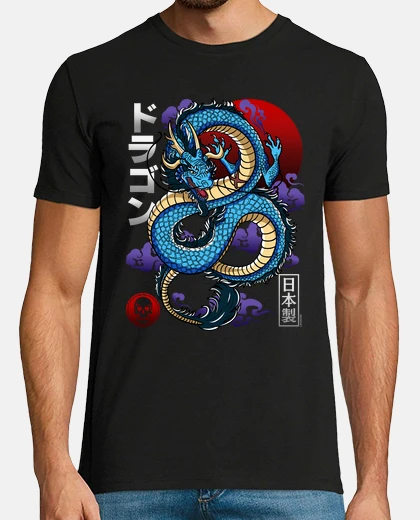 Playera japanese dragon emperor