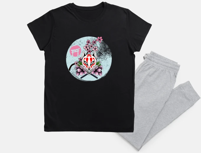 Pyjama japanese kitsune fox