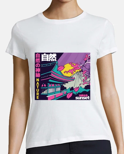 T-shirt japanese nature