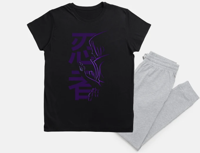 Pajama Japanese Ninja Shinobi - Silhouette Of