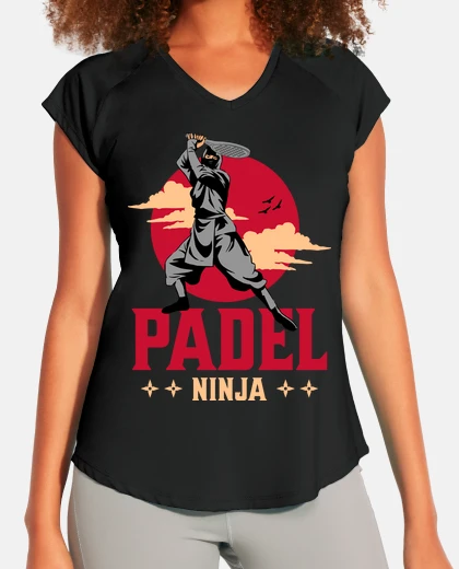 T-shirt japanese samurai ninja padel