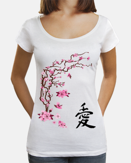 japanese cherry - calligraphy