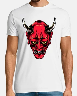 japanese oni più k tattoo o de logo