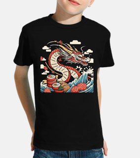 Japanese sushi dragon