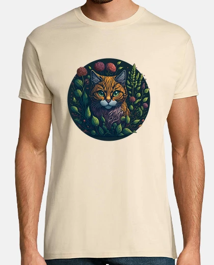 Tee-shirt jardin kitty - t-shirt pour hommes
