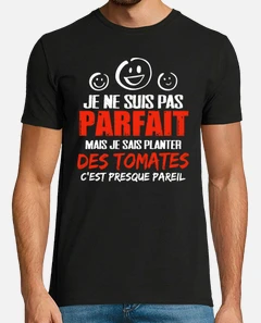 Tee Shirt Jardinier Humour Jardin Tomate Tostadora