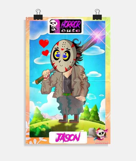 Poster jason horror carino horror