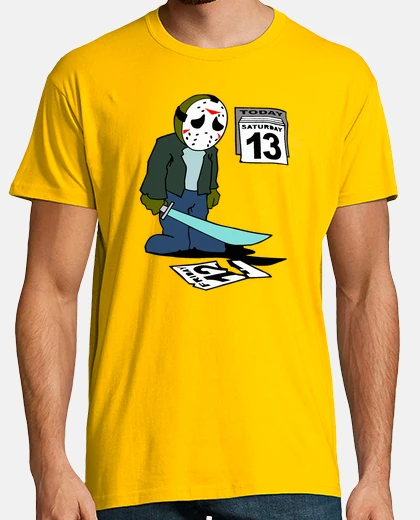 Tee-shirt Jason Voorhees - la Désillusion est le Samedi 13, pas Vendredi 13
