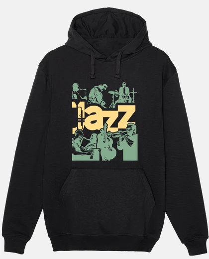 Hoodie jazz band poster syle