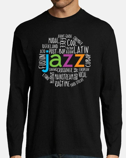 Camiseta jazz genres cool camiseta