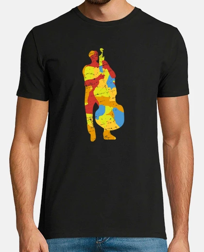 T-shirt jazz musicista stile moderno