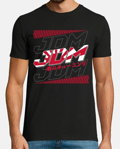 T-shirt jdm tuning auto alla deriva kanji drift giappone manga anime