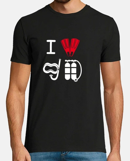 Tee-shirt je aime la plongée