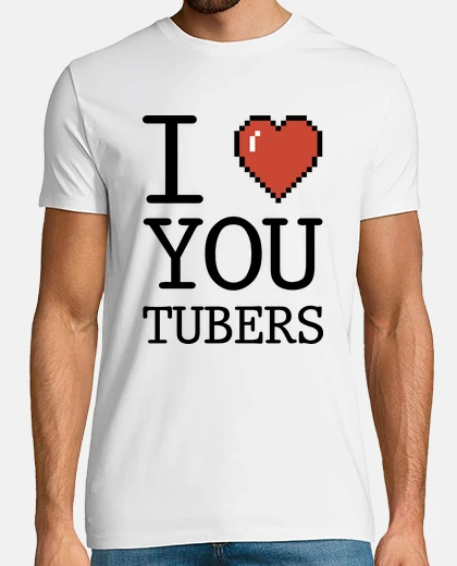 Tee-shirt je aime youtubers